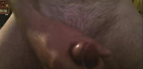  Stroking my big cock and cumming on your face